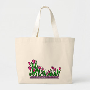 Bolso De Tela Gigante Tulip Bag