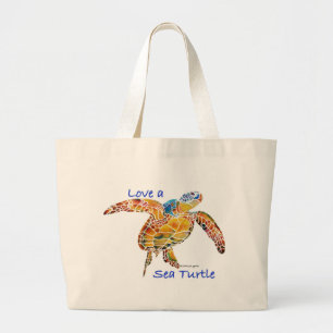 Bolso De Tela Gigante TurtleLove