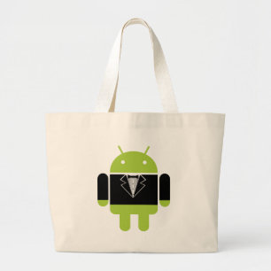 Bolso De Tela Gigante Tux androide