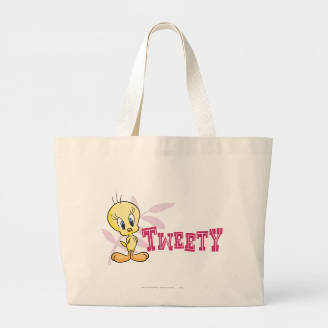 Bolso De Tela Gigante "TWEETY™" rosa (Frente)