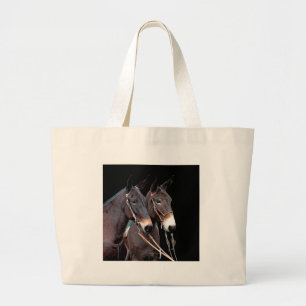 Bolso De Tela Gigante Twosome de la mula