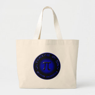 Bolso De Tela Gigante Último día 2015 del pi 3.14.15 9:26: 53 (azul)