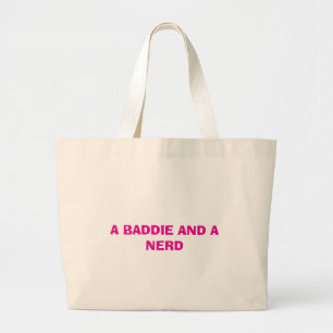 Bolso De Tela Gigante Un Baddie Y Un Tote Nervioso