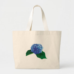 Bolso De Tela Gigante Un Hydrangea azul