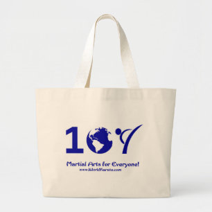 Bolso De Tela Gigante Un karate del mundo