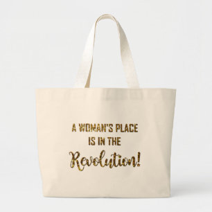 BOLSO DE TELA GIGANTE UN LUGAR DE MUJER...