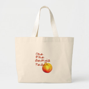 Bolso De Tela Gigante Un melocotón fino de Georgia