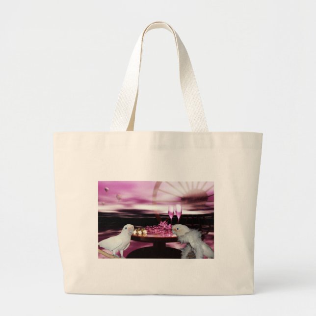 Bolso De Tela Gigante Un pequeño tote enorme romántico de Goffin (Frente)