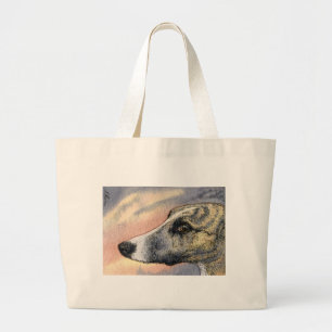 Bolso De Tela Gigante Un perro tímido, hermoso