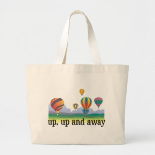 Bolso De Tela Gigante Un regalo colorido del vuelo del globo - el aire