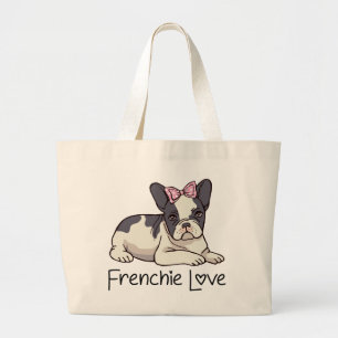 Bolso De Tela Gigante Un regalo de Bulldog francés lindo Perro francés a