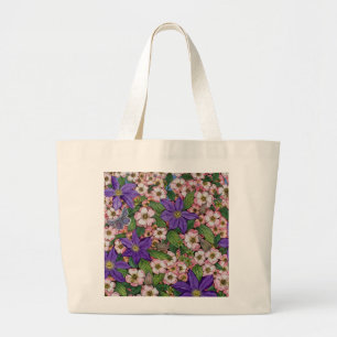 Bolso De Tela Gigante Un remiendo púrpura 2011