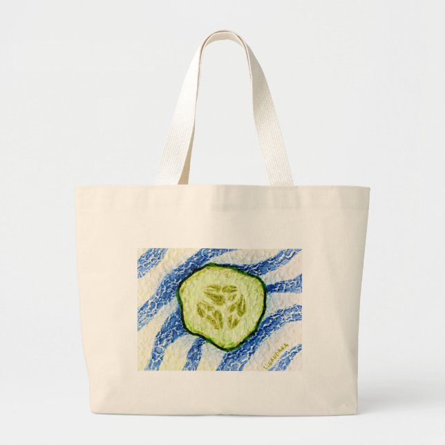 Bolso De Tela Gigante Un trozo de verano (Frente)
