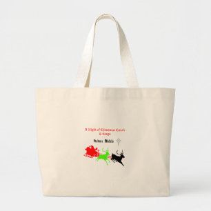 Bolso De Tela Gigante Una noche de Navidades villancicos y canciones Hak