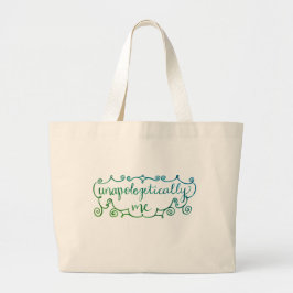 Bolso De Tela Gigante "Unapologetically yo" tote