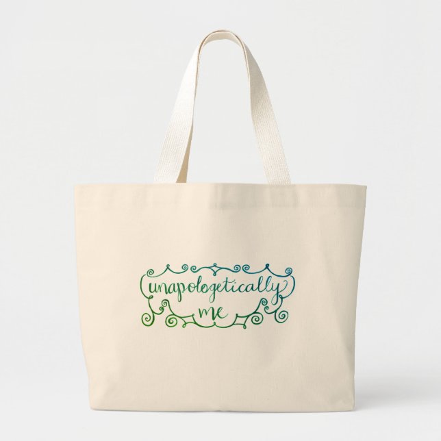 Bolso De Tela Gigante "Unapologetically yo" tote (Frente)