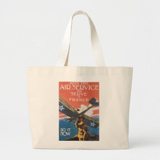 Bolso De Tela Gigante Únase al Servicio Aéreo