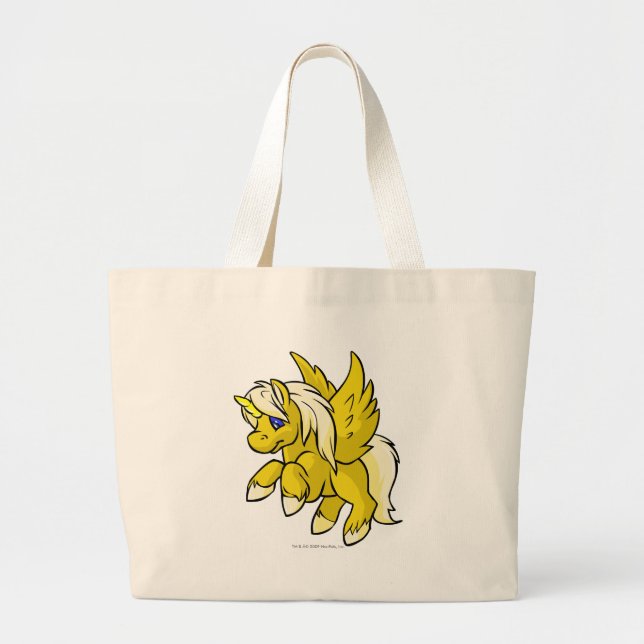 Bolso De Tela Gigante Uni amarillo (Frente)