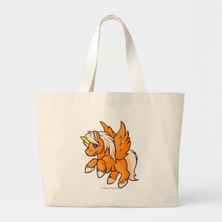 Bolso De Tela Gigante Uni naranja