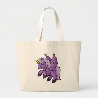 Bolso De Tela Gigante Uni púrpura