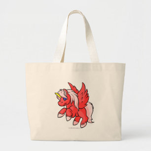Bolso De Tela Gigante Uni rojo