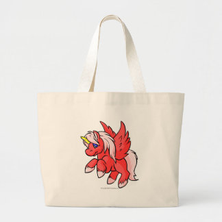 Bolso De Tela Gigante Uni rojo