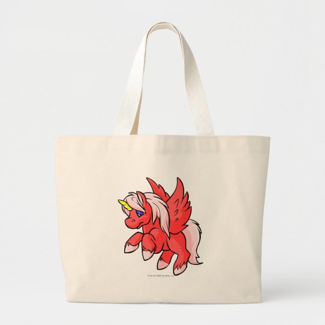 Bolso De Tela Gigante Uni rojo (Frente)