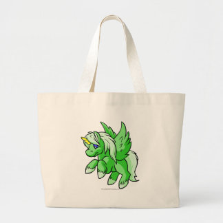Bolso De Tela Gigante Uni verde