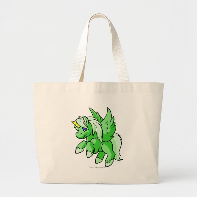 Bolso De Tela Gigante Uni verde (Frente)