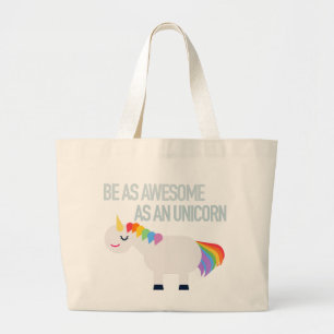 Bolso De Tela Gigante Unicorm impresionante