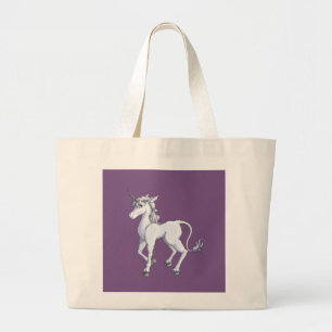 Bolso De Tela Gigante Unicornio
