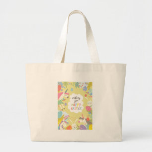 Bolso De Tela Gigante unicornio de Pascua