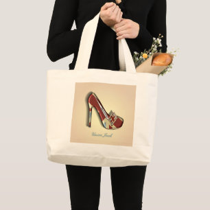 Bolso De Tela Gigante Union Jack Shoe Theme Design Tote Bag