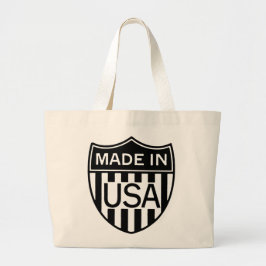 Bolso De Tela Gigante Unión Patriótica Vintage Hecha En América Totebag
