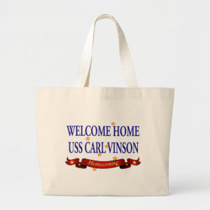Bolso De Tela Gigante USS Carl Vinson casero agradable