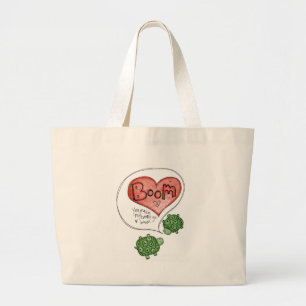 Bolso De Tela Gigante usted hace mi corazón