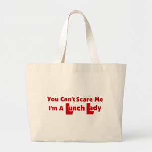 Bolso De Tela Gigante Usted no puede asustarme