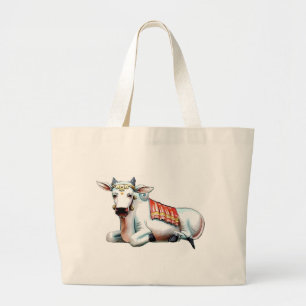 Bolso De Tela Gigante Vaca del amor