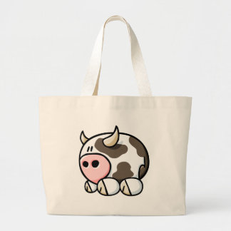 Bolso De Tela Gigante Vaca del dibujo animado