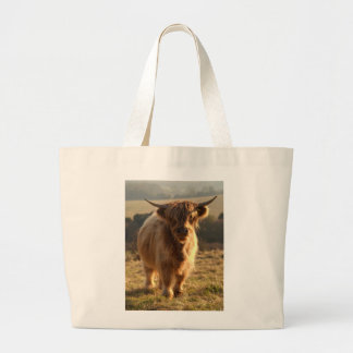 Bolso De Tela Gigante Vaca joven de la montaña
