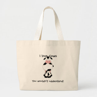 Bolso De Tela Gigante Vaca linda