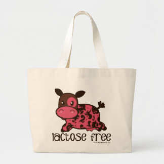 Bolso De Tela Gigante Vaca rosada sin lactosa