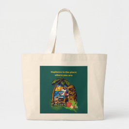 Bolso De Tela Gigante Vacaciones