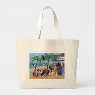 Bolso De Tela Gigante Vacaciones de verano de la isla Labradors