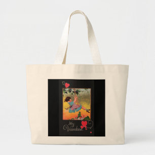 Bolso De Tela Gigante Valentine Bag