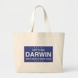Bolso De Tela Gigante Vamos Darwin - Hacer a Estados Unidos Inteligente