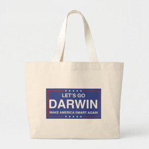 Bolso De Tela Gigante Vamos Darwin - Hacer a Estados Unidos Inteligente