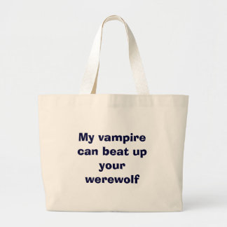 Bolso De Tela Gigante vampiro contra werewolfs