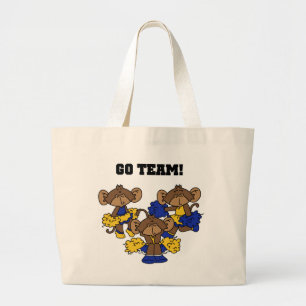 Bolso De Tela Gigante Van el azul del equipo y las camisetas y los