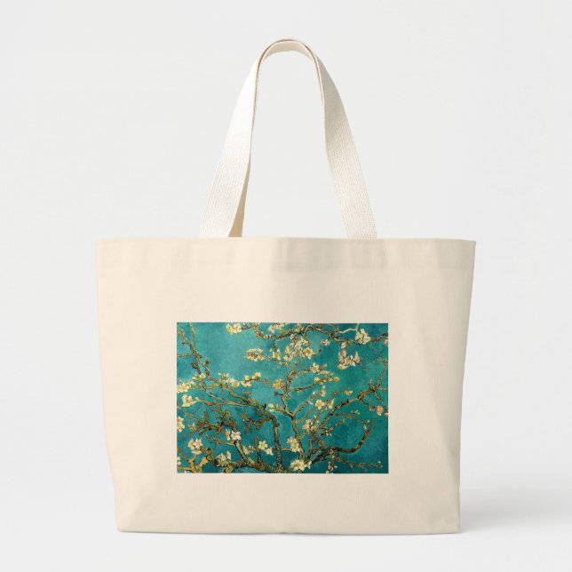 Bolso De Tela Gigante Van Gogh Almond Florece Impresionismo Clásico (Frente)